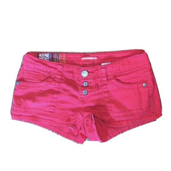 UNIONBAY Pants - UnionBay Womens Red Cargo Shorts